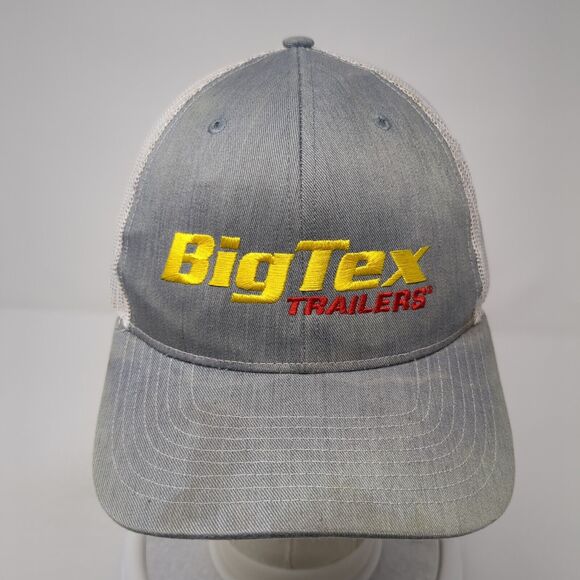 Big Tex Trailers Snapback Trucker Hat Gray One Size Mesh Back Richardson - Picture 2 of 9
